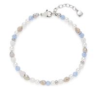 Leonardo Schmuck Damen-Armband Franzi Blau Silber 026201
