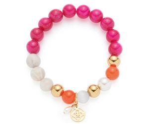 Leonardo Schmuck Damen-Armband Solera gold / pink 026886