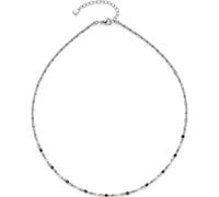 Leonardo Armband Hope – elastisch, silberfarben, Glas-, Achat- & Süßwasserperlen – 19,5 cm – Damen