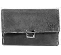 LEONARDO VERRELLI Kellner Geldbörse aus Leder, Kellnerbörse, Geldbeutel, Damen Herren Portemonnaie mit oder ohne Holster, Steck-Tasche, mit Kette und großem Münzfach