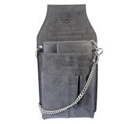 LEONARDO VERRELLI Kellner-Geldbörse aus Leder mit großem Münzfach Damen Herren Portemonnaie mit oder ohne Holster und Kette