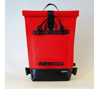 Leonca Upcycling Fahrradrucksack aus LKW-Plane in 11 Farben Rot L