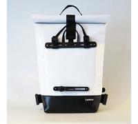 Leonca Upcycling Fahrradrucksack aus LKW-Plane in 11 Farben Weiss L