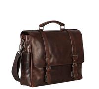 Leonhard Heyden Aktenmappe 2 Fächer Roma Braun