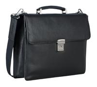 Leonhard Heyden Aktentasche Laptoptasche mit Laptopfach Berlin Briefcase 1 Compartment Black schwarz