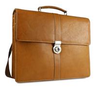 Leonhard Heyden Bergamo Aktenmappe 2 Fächer 906853 hellbraun