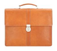 Leonard Heyden Bergamo Aktenmappe 2 Fächer Hellbraun Aktenmappe