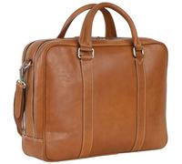 Leonard Heyden Bergamo Rv-Aktenmappe 2 Fächer Hellbraun Aktenmappe