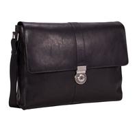 LEONHARD HEYDEN Bergamo Messenger Bag L Black
