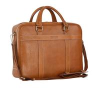 LEONHARD HEYDEN Bergamo Zipped Briefcase 2 Light Brown