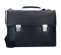 Leonhard Heyden Berlin Aktentasche Leder 42 cm Laptopfach schwarz