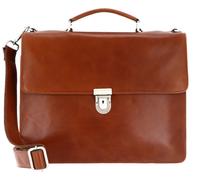 Leonard Heyden Cambridge Aktenmappe 1 Fach Cognac Aktenmappe