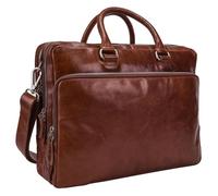 Leonhard Heyden Cambridge Aktentasche Leder 40 cm braun