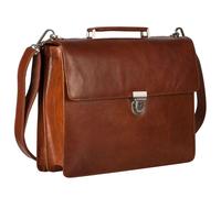 LEONARD HEYDEN - Leonhard Heyden Cambridge Aktentasche 2 Fächer echt Leder brown Braun