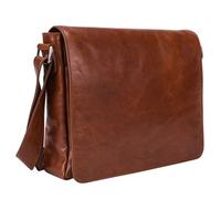 Leonard Heyden Cambridge Umhängetasche M Cognac