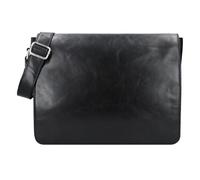 Leonhard Heyden Cambridge Messenger Leder 38 cm Laptopfach schwarz