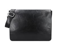 Leonhard Heyden Cambridge Messenger Leder 38 cm Laptopfach schwarz Herren