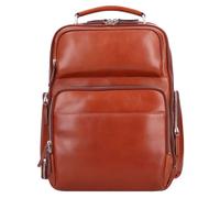Leonhard Heyden Cambridge Rucksack Leder 42 cm Laptopfach braun