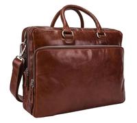 LEONHARD HEYDEN Cambridge Briefcase 2 Compartments L Cognac 