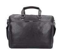 LEONHARD HEYDEN Dakota Zipped Briefcase 2 Compartments Brown