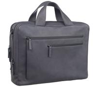 LEONHARD HEYDEN Den Haag Briefbag 2 Compartment Grey