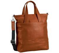 Leonhard Heyden Schultertasche Umhängetasche mit Laptopfach Hamburg Shopper Cognac braun
