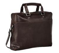 LEONHARD HEYDEN Dakota Zipped Briefcase 1 Compartment Brown