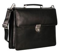 LEONARD HEYDEN - L.Heyden Cambridge Aktenmappe 2 Fächer Schwarz Schwarz