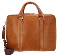 Leonhard Heyden Leder Businesstasche Laptoptasche mit Laptopfach Bergamo RV-Aktenmappe 2 Fächer 6851 Hellbraun