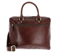 LEONHARD HEYDEN Cambridge Zipped Briefcase 1 Compartment S Red Brown