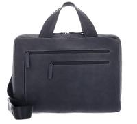 Leonhard Heyden Leder Businesstasche mit Laptopfach Den Haag RV-Aktenmappe 1 Fach 6749 Grau anthrazit
