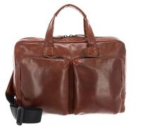 Leonhard Heyden Leder Businesstasche mit Laptopfach Porto RV-Aktenmappe 1 Fach 7810 Braun