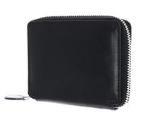 Leonhard Heyden Leder Geldbörse Cambridge Zip Around Wallet Black schwarz