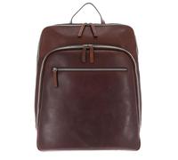 Leonhard Heyden Roma Rucksack Leder 40 cm Laptopfach braun