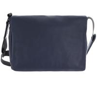 Leonhard Heyden Leder Laptoptasche mit Laptopfach Den Haag Umhängetasche 6752 Marineblau dunkelblau
