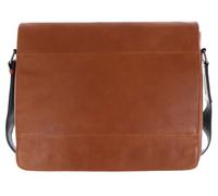 Leonhard Heyden Leder Laptoptasche mit Laptopfach Hamburg Umhängetasche 7077 Cognac braun
