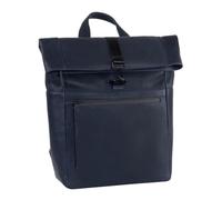 Leonard Heyden Den Haag Rucksack Rolltop Blau Rucksack