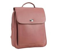 Leonhard Heyden Leder Rucksack Nizza City Backpack Oldrose altrosa