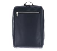 Leonhard Heyden Business-Rucksack Montreal Leder mit Laptopfach Navy