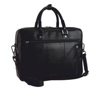 LEONHARD HEYDEN Montreal Zipped Briefcase 2 Compartments Black