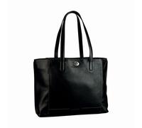 Leonhard Heyden Business-Shopper Nizza 3 Fächer Leder Schwarz