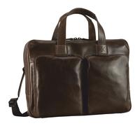 Leonhard Heyden Leder Businesstasche mit Laptopfach Porto RV-Aktenmappe 1 Fach 7810 Graubraun dunkelbraun