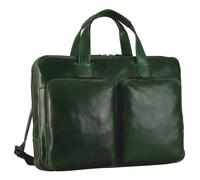 LEONHARD HEYDEN Porto Zip Briefcase 1 Compartment Bottle Green