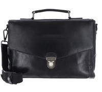 Leonard Heyden Roma Aktenmappe 1 Fach Schwarz Aktenmappe
