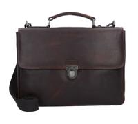 Leonhard Heyden Roma Aktentasche Leder 37 cm Laptopfach braun Herren
