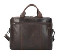Leonhard Heyden Roma Aktentasche Leder 37 cm Laptopfach braun Herren