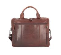 Leonhard Heyden Roma Aktentasche Leder 38 cm Laptopfach braun