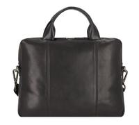 Leonhard Heyden Roma Aktentasche Leder 38 cm Laptopfach schwarz