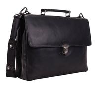 LEONHARD HEYDEN Roma Briefcase 2 Compartments Black