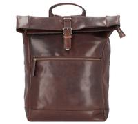 Leonard Heyden Roma Rucksack Rolltop Braun Rucksack